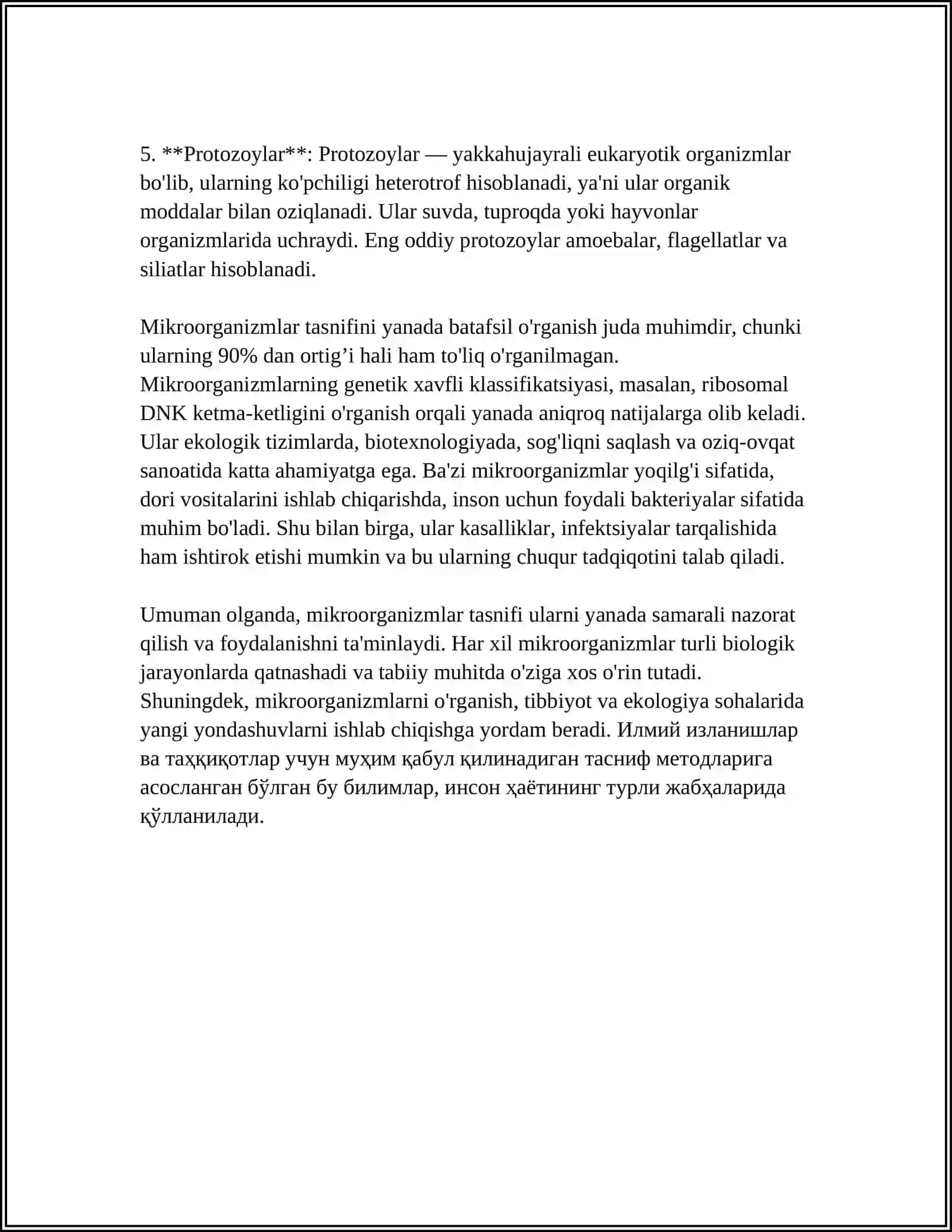 MIKROORGANIZMLAR SISTEMATIKASI 4