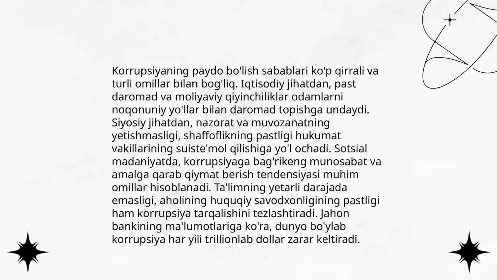 Korrupsiyaning mohiyati va uning oqibatlari 4