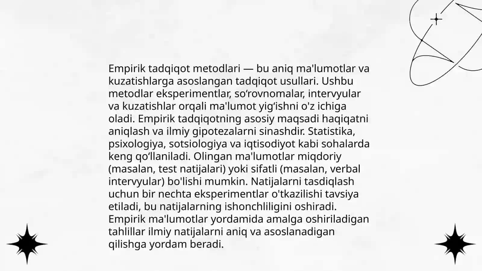 Pedagogika fanining ilmiy-tadqiqot metodlari 4