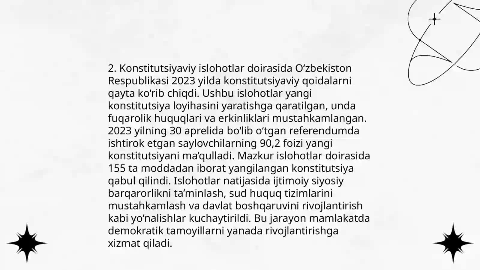Konstitutsiya farovon hayotimiz poydevori 4