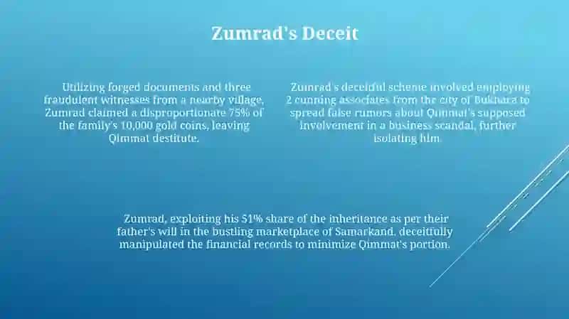 "Zumrad and Qimmat" fairytale 4