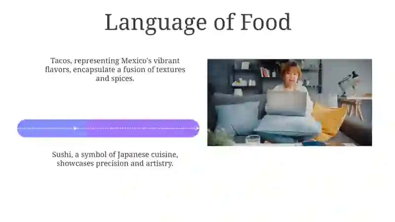 Translation of words representing national food 4