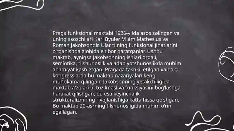 Praga funksional maktabining shakllanishi 4