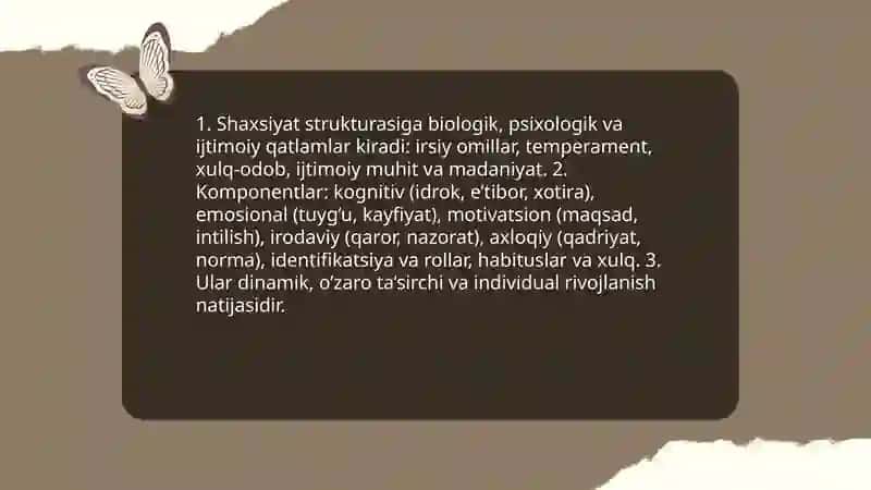 Shaxs psixologiyasi 4