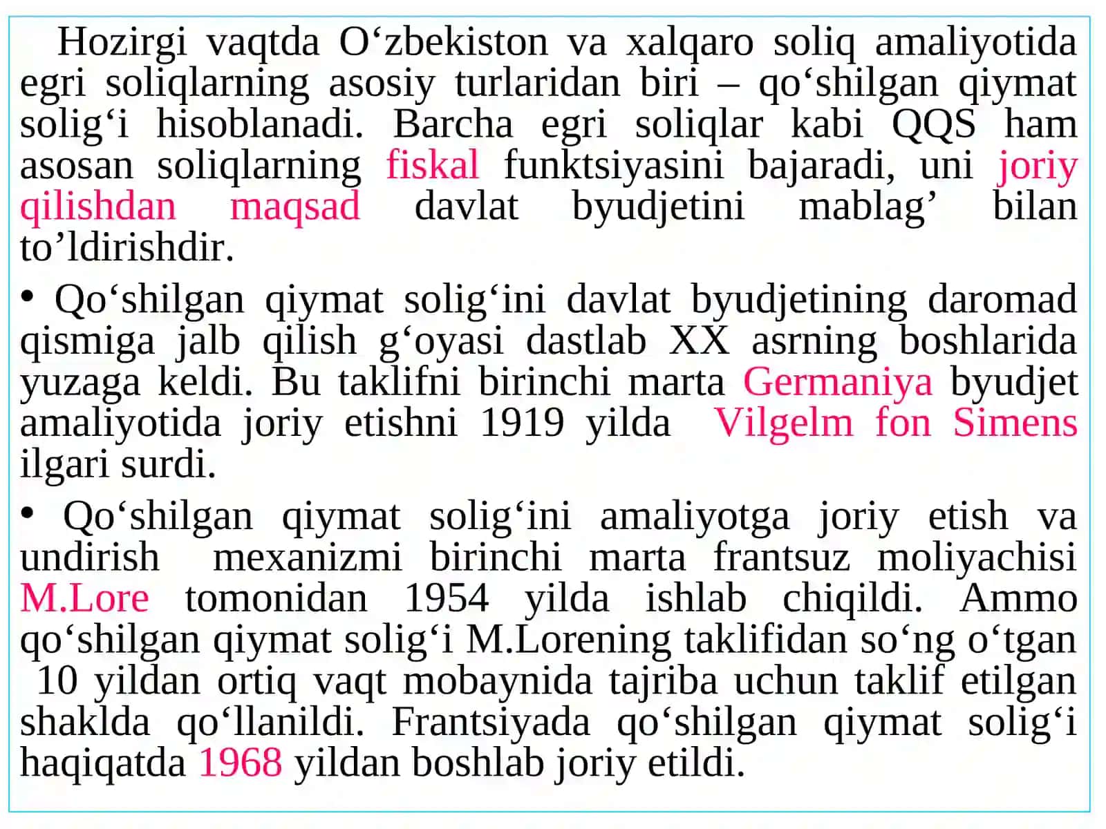 QO’SHILGAN QIYMAT SOLIG’I 4