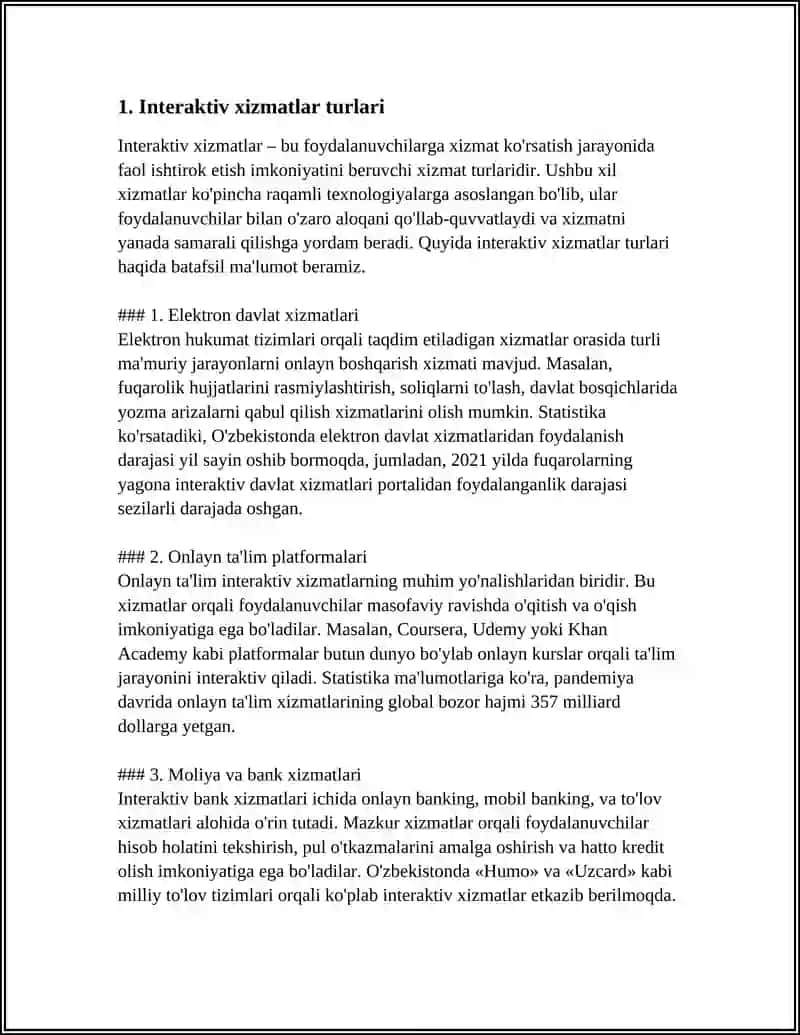 INTERAKTIV XIZMATLAR VA ULARDA ISHLASH USULARI 4