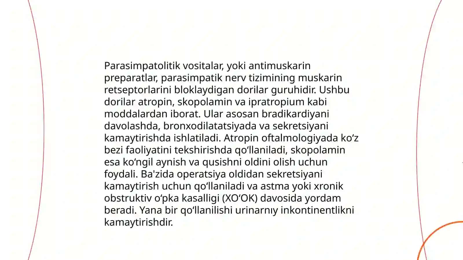 Parasempatomimetik vositalar 4