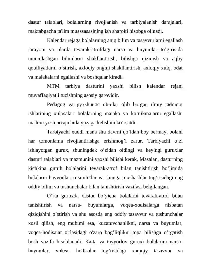 Pedagogik jarayonni rejalashtirish 4