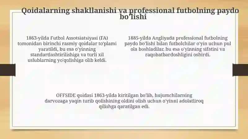 Futbolning kelib chiqishi va shakllanishi 4