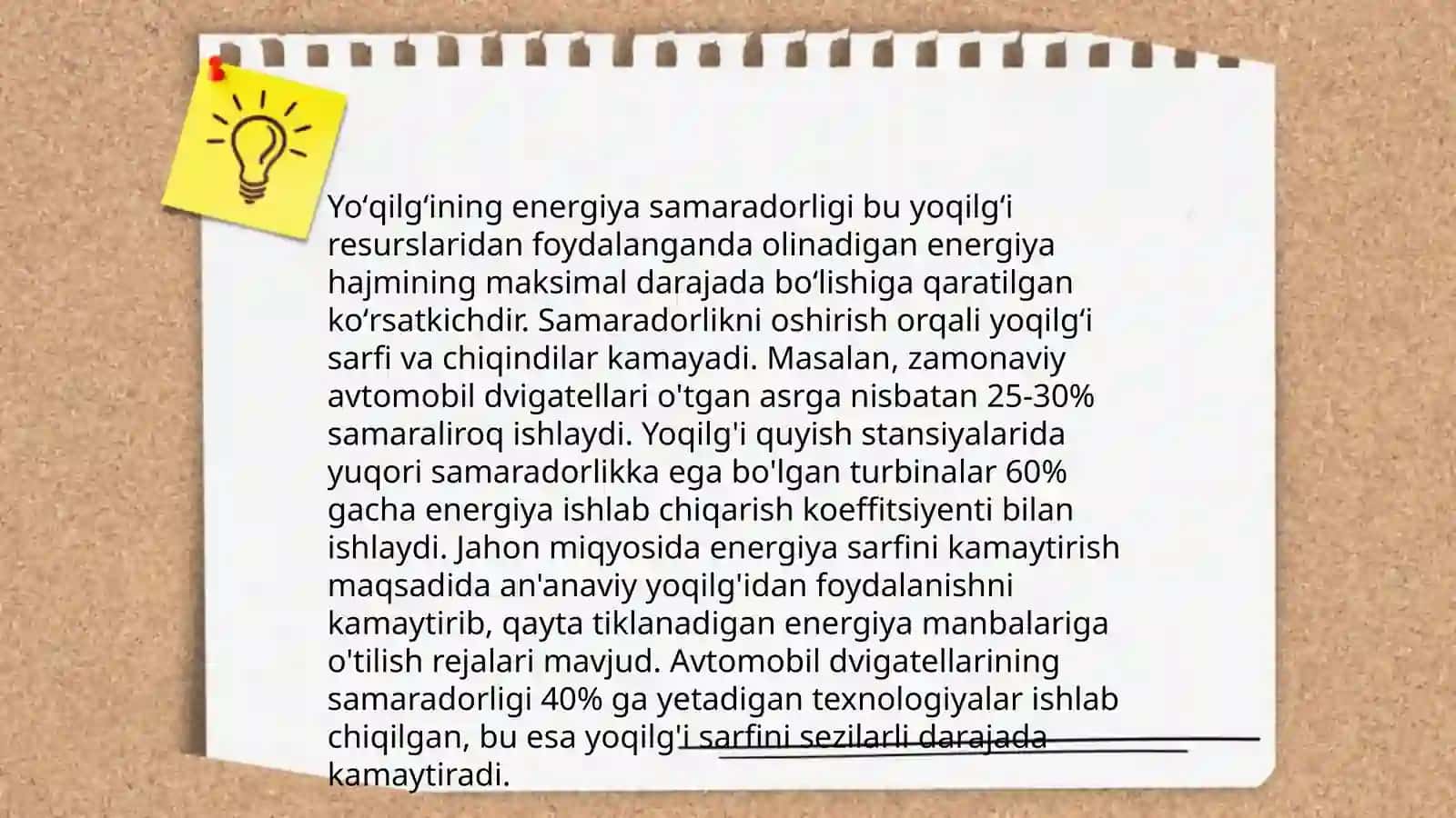 Yoqilgʻining solishtirma yonish issiqligi 4