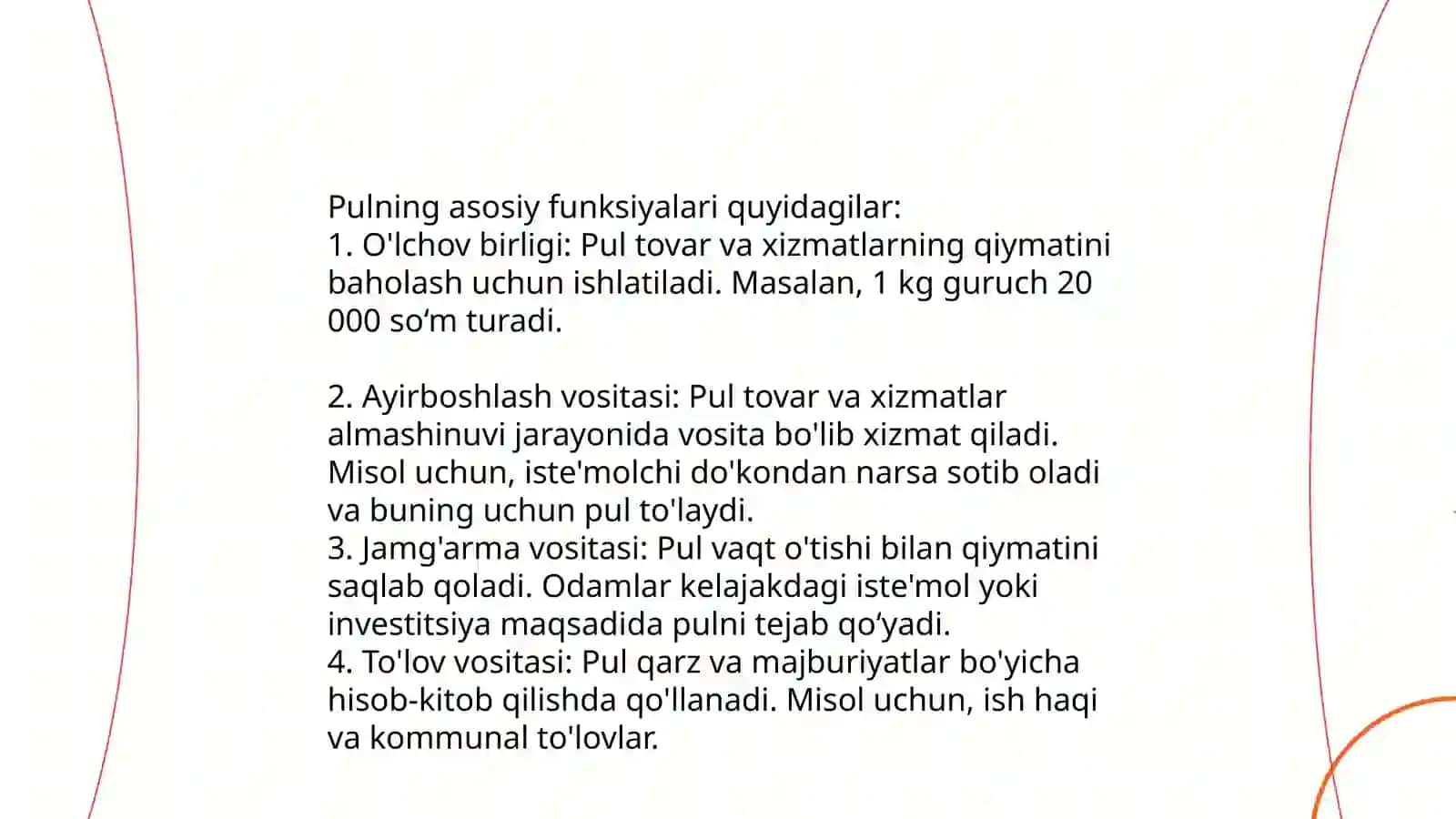 Pul nazariyalari 4