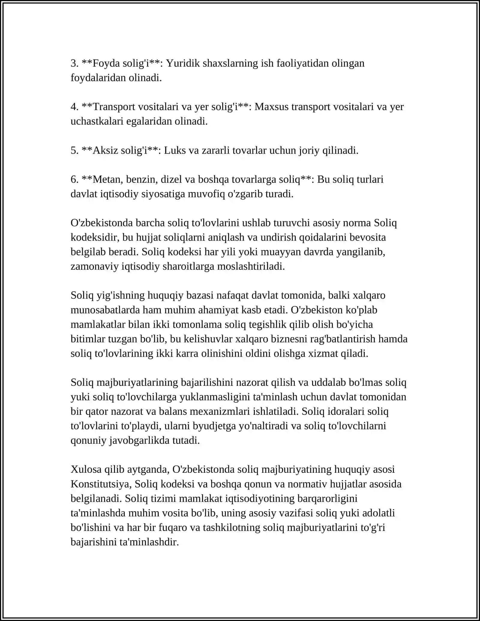 SOLIQ MAJBURIYATINI BAJARISH MOHIYATI VA TARTIBI 4