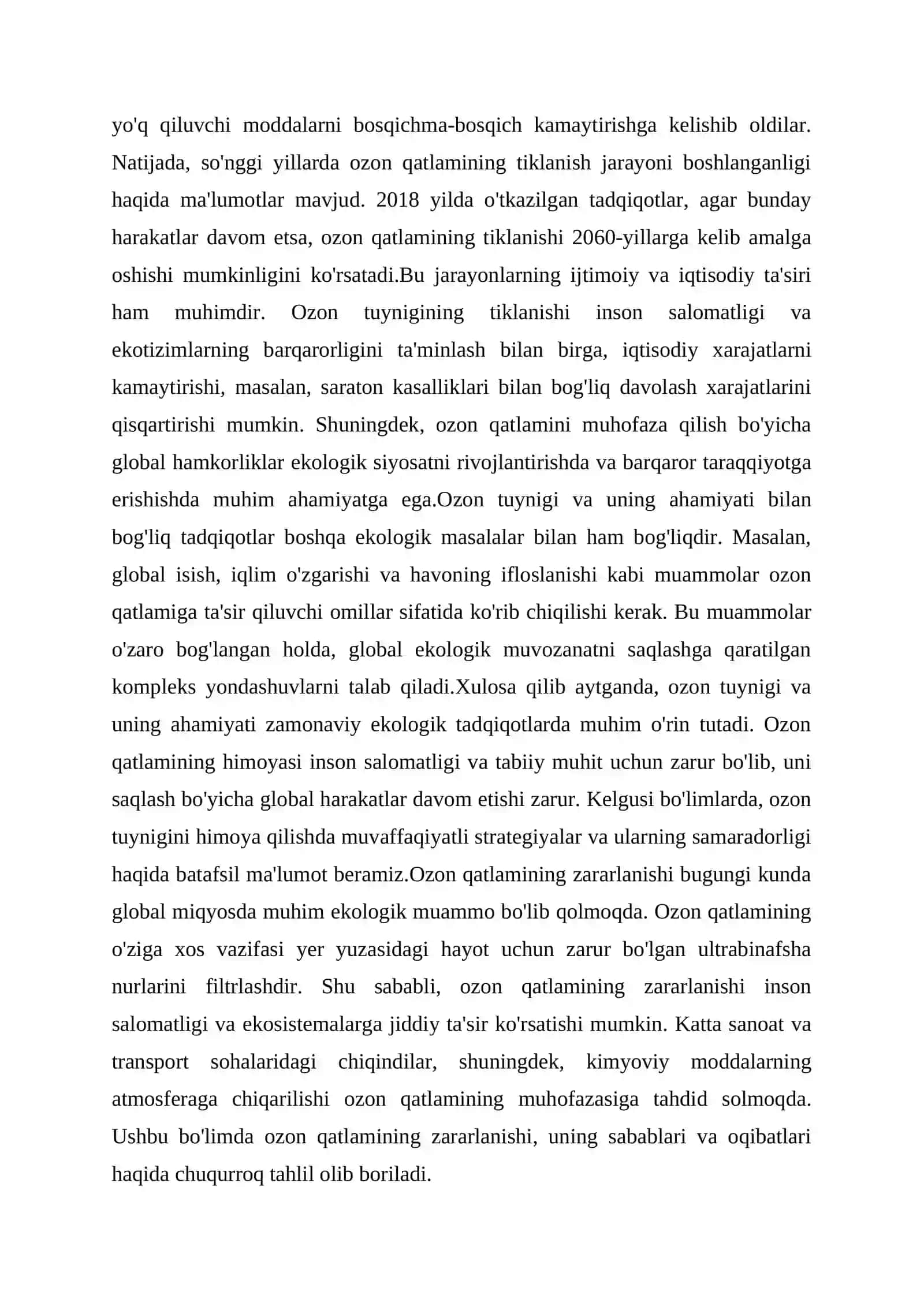 OZON TUYNIGINING OLDINI OLISH 4