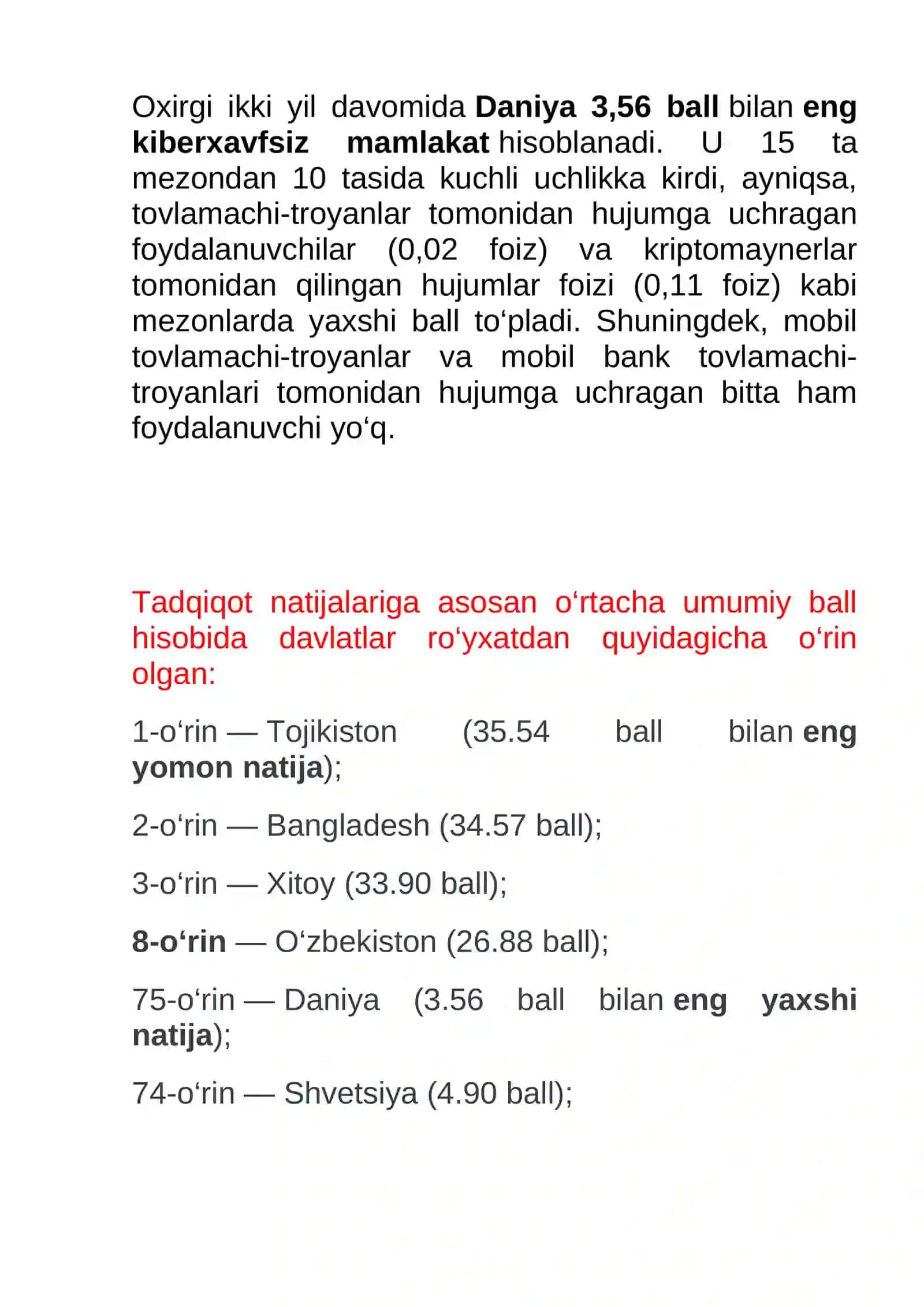 Axborot xavfsizligi fanidan tezis 4