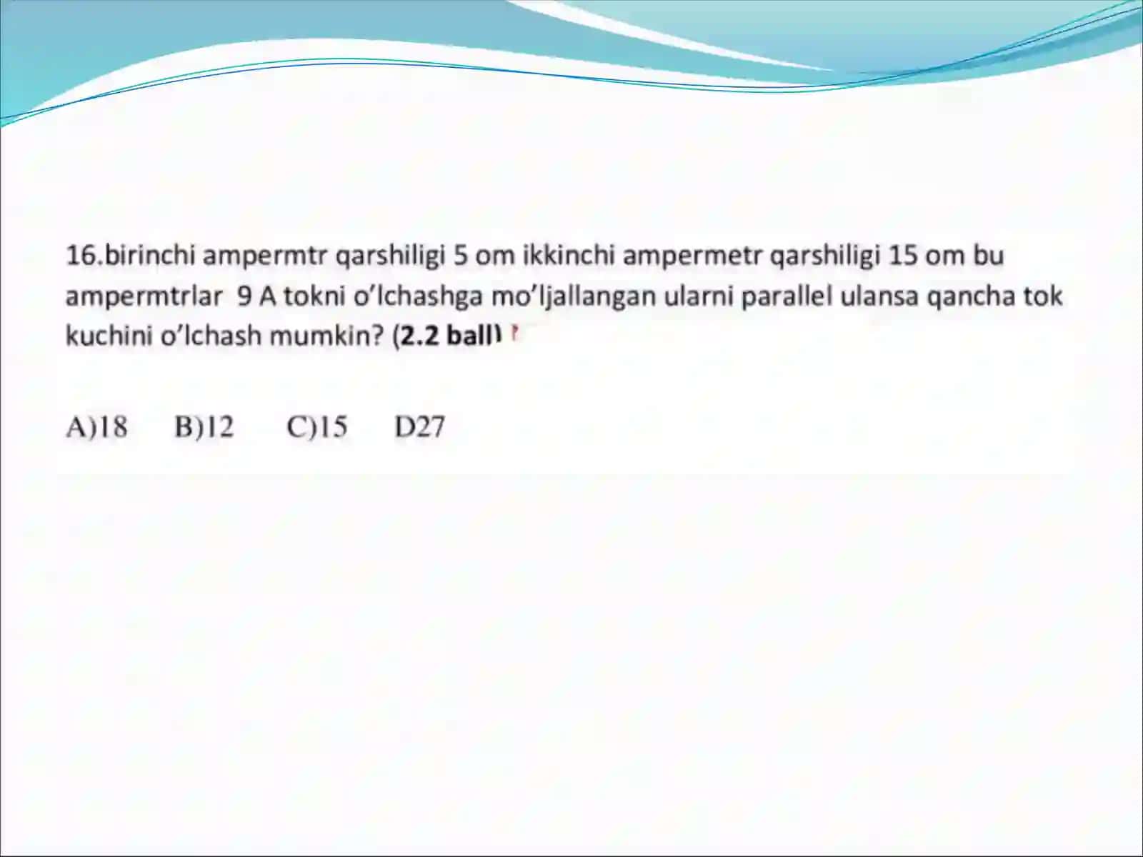 Kreativ fikrlashga doir mantiqiy masalalar 4