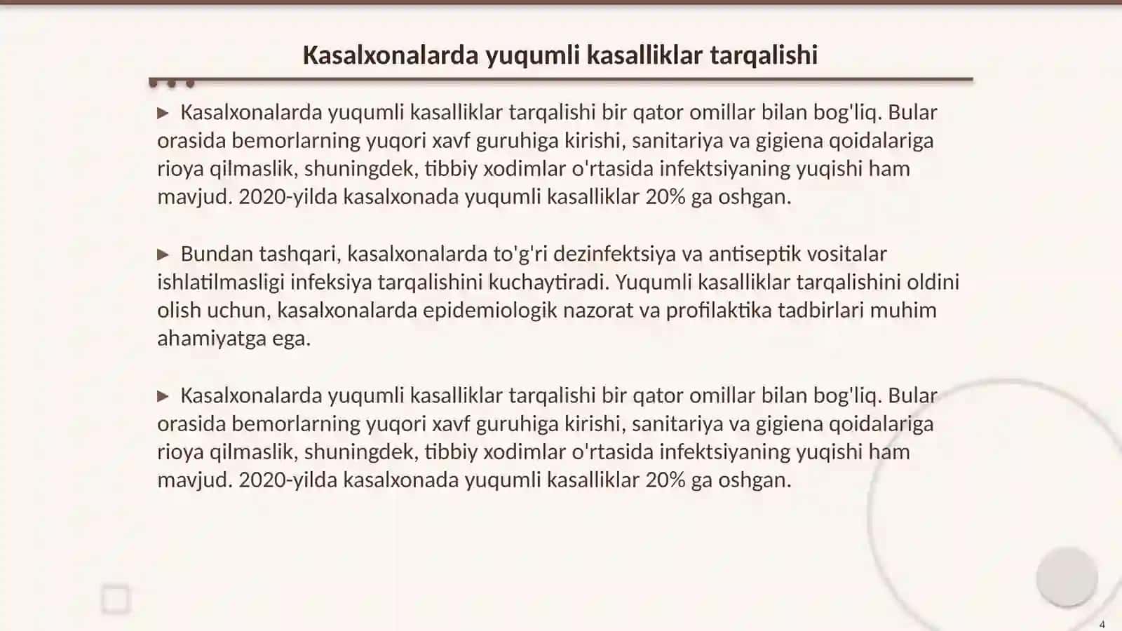 Yatrogen yuqumli kasalliklar 4