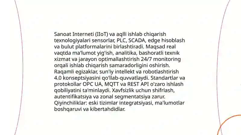 IQTISODIYOTNING TURLI TARMOQLARIDA TARMOQ TEXNOLOGIYALARIDAN FOYDALANISH 4