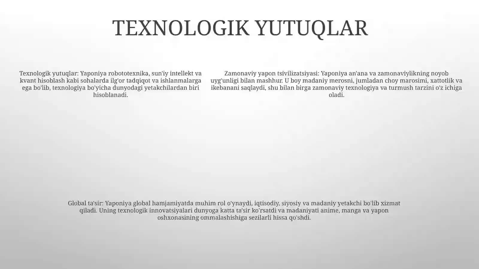Zamonaviy YaponSivilizatsiyasi 4