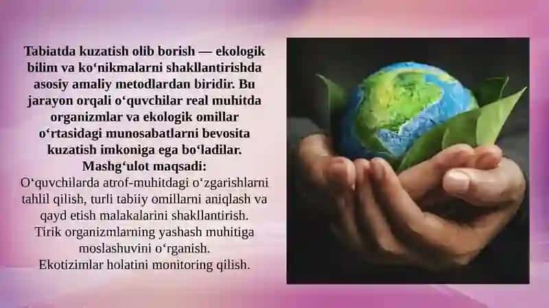 Ekologiya tushunchasi (TAQDIMOT) 4