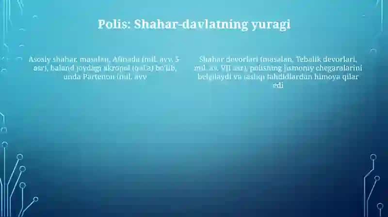 Qadimgi yunoniston antik davr shaharsozligi 4