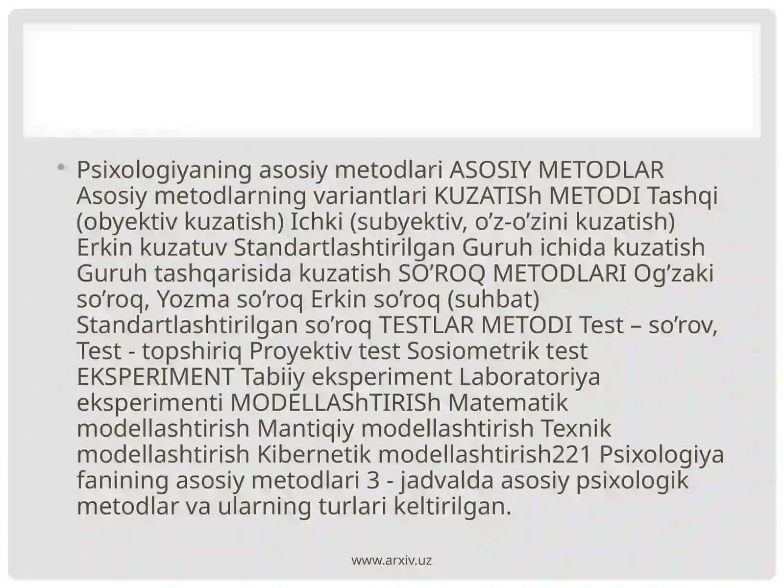 PsixologiyaFaniningZamonaviyMetodlari 4
