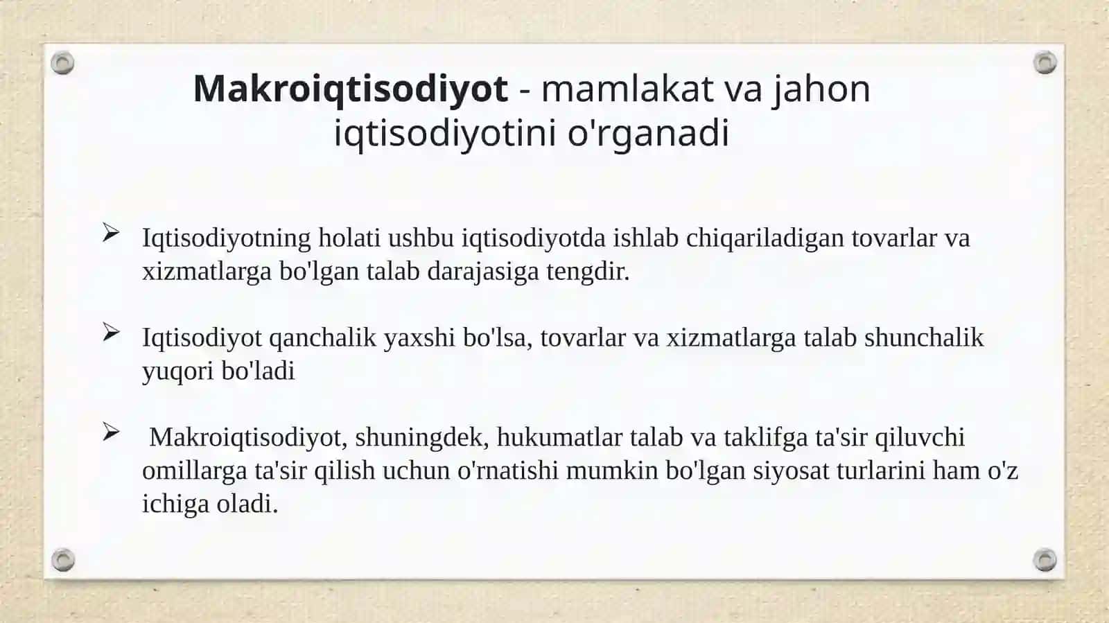 Makro-iqtisodiy muhit 4