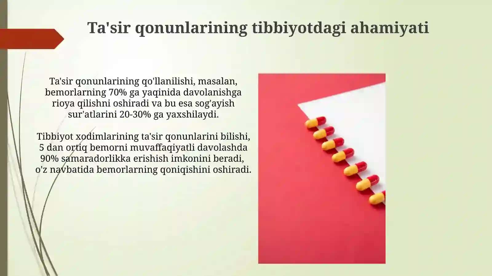 Ta'sir Qonunlarining Tibbiyotdagi Ahamiyati 4