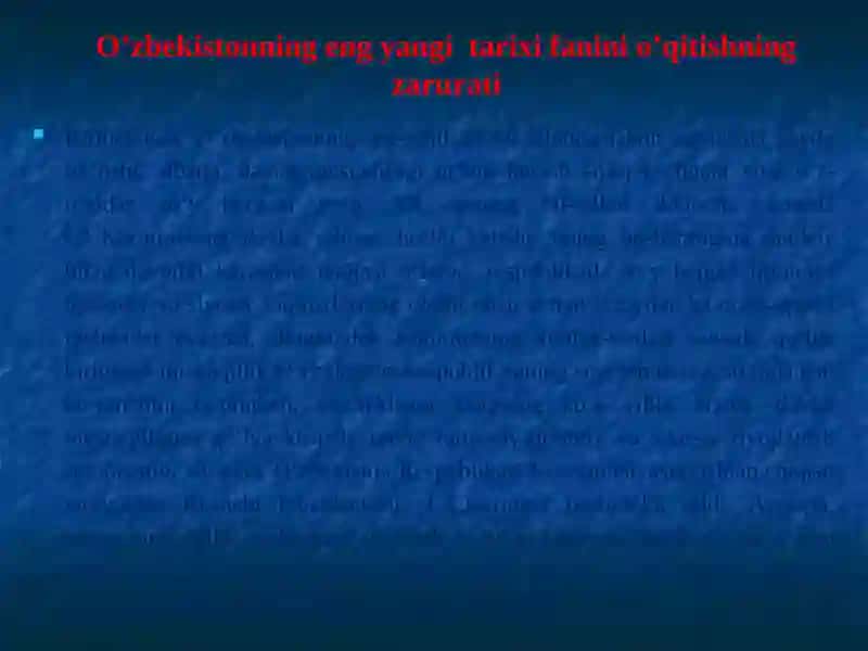 O‘zbеkistonning eng yangi tarixi 4