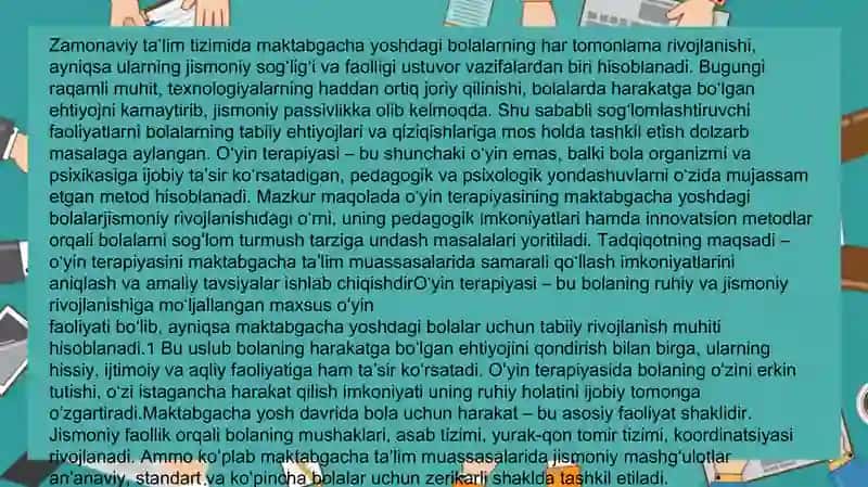 O'YIN TERAPIYASI 4
