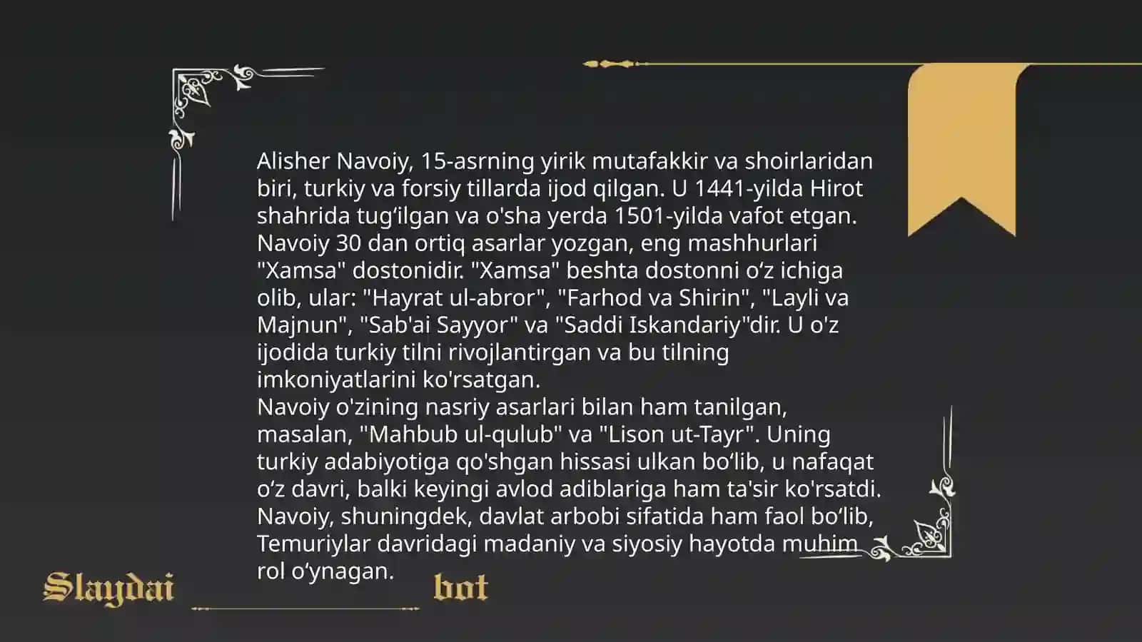 Alisher Navoiy 4
