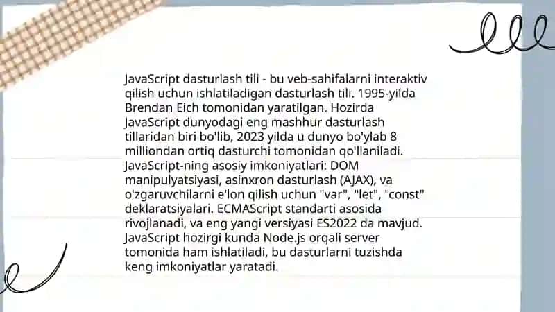 Web texnologiyalar.Web sahifalar yaratish texnologiyalari 4