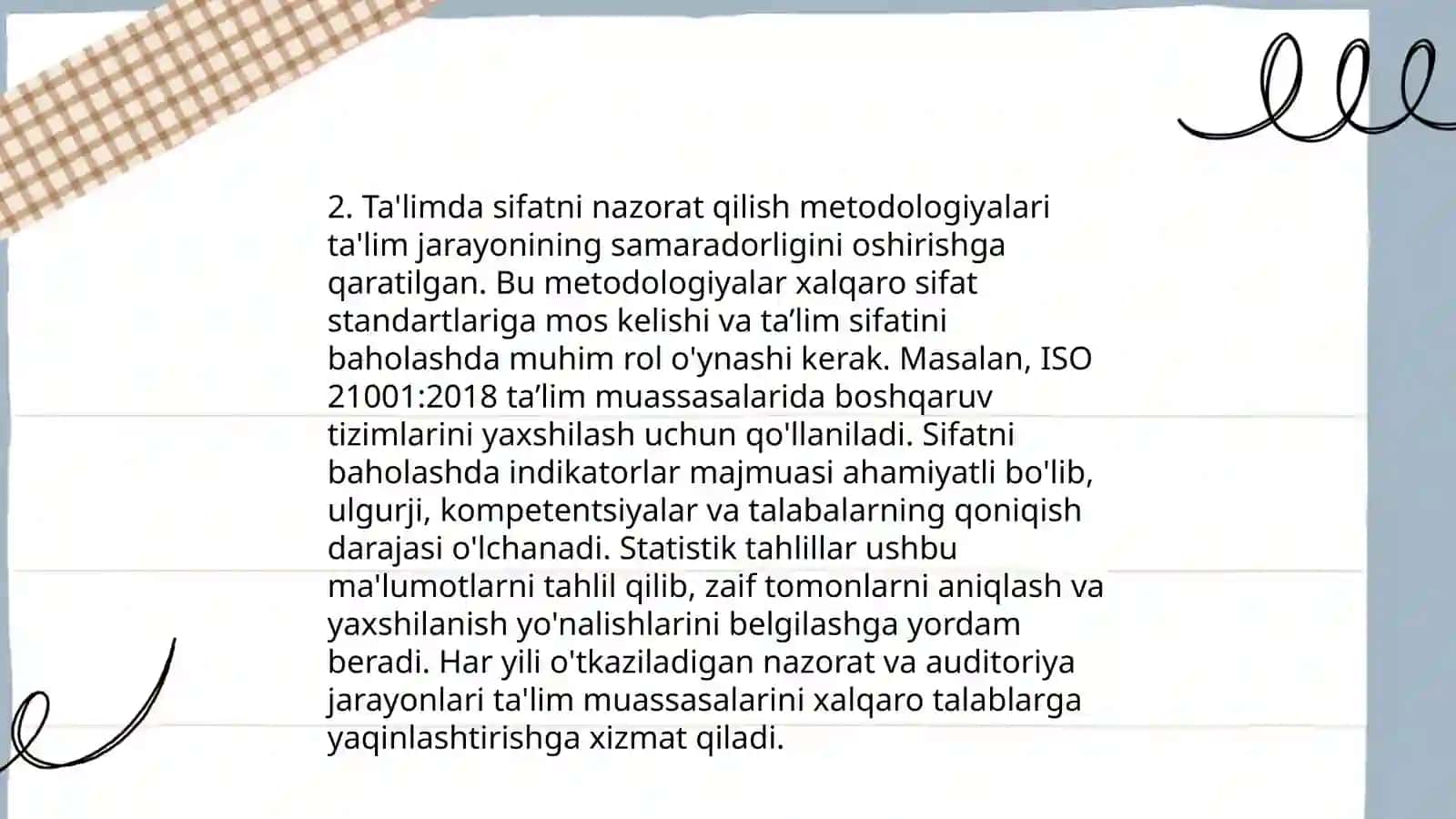 Ta'lim sifatini nazorat qilish va uning turlari 4