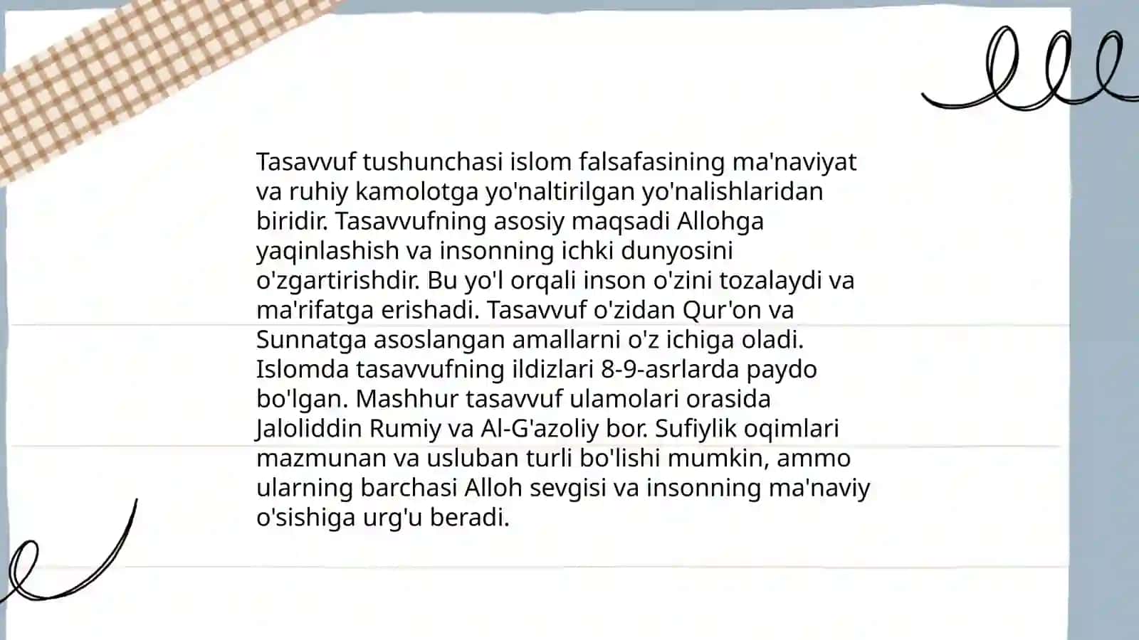 Tasavvuf tushunchasi va uning mohiyati 4