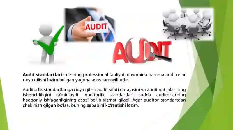 XALQARO AUDIT STANDARTLARINING AHAMIYATI VA VAZIFALARI 4