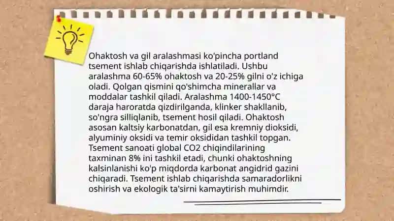 Xomashyo tayyorlash usullari 4