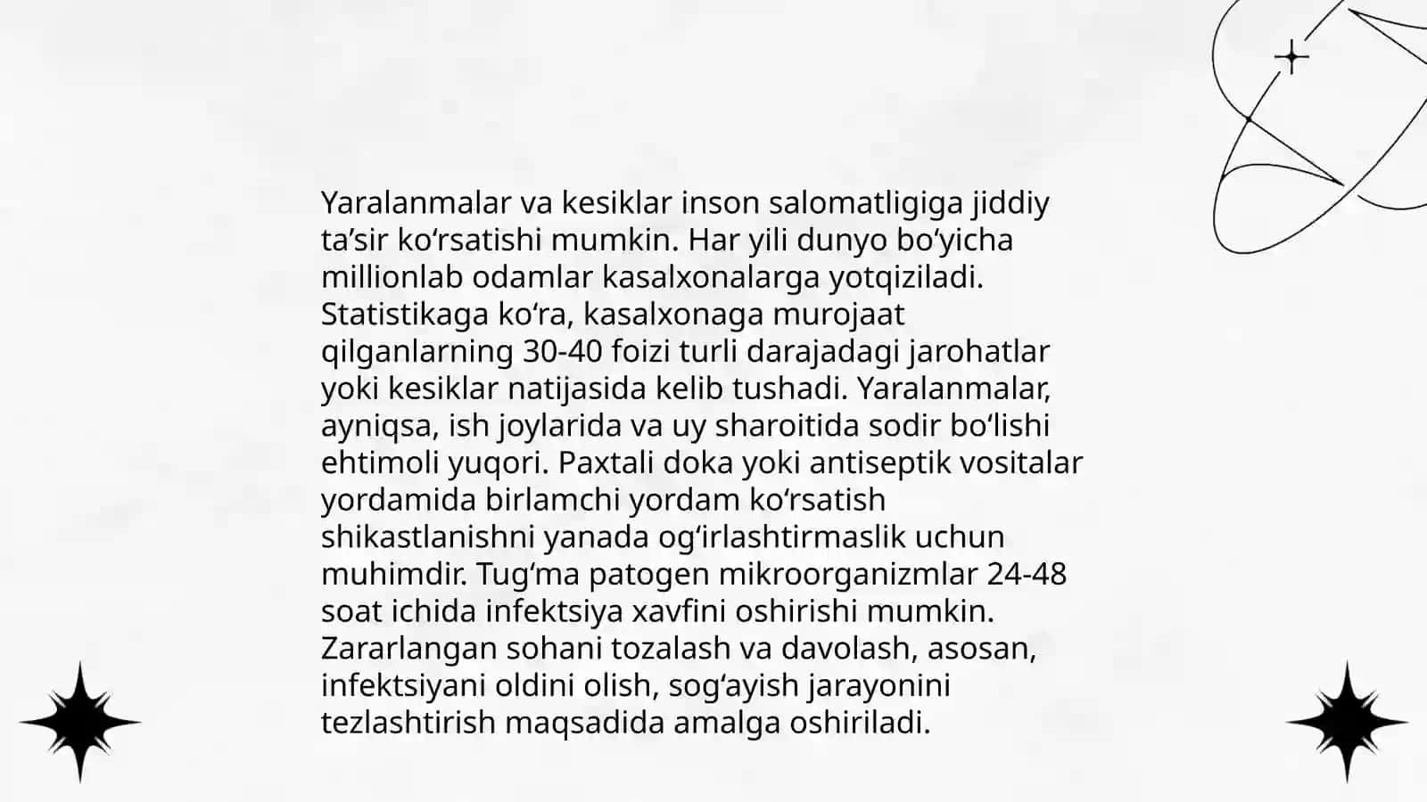 Birinchi tibbiy yordam ko'rsatish 4
