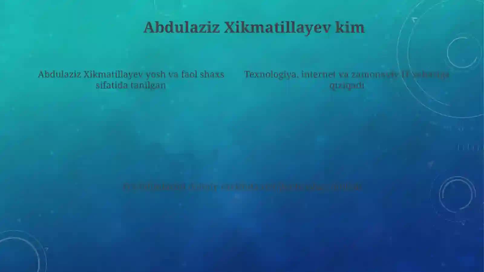 Abdulaziz Xikmatillayev 4
