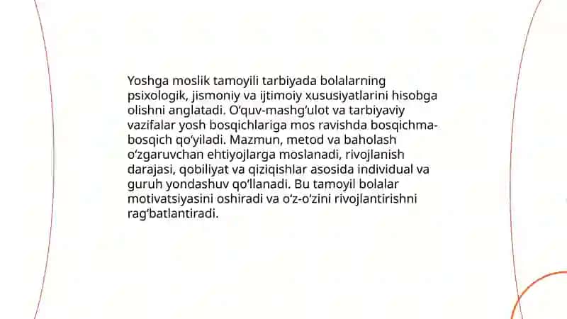 Pedagogik jarayonda tarbiya prinsiplari 4