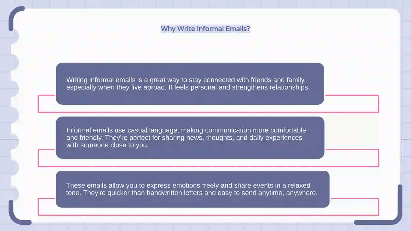 Informal Emails Writing 4