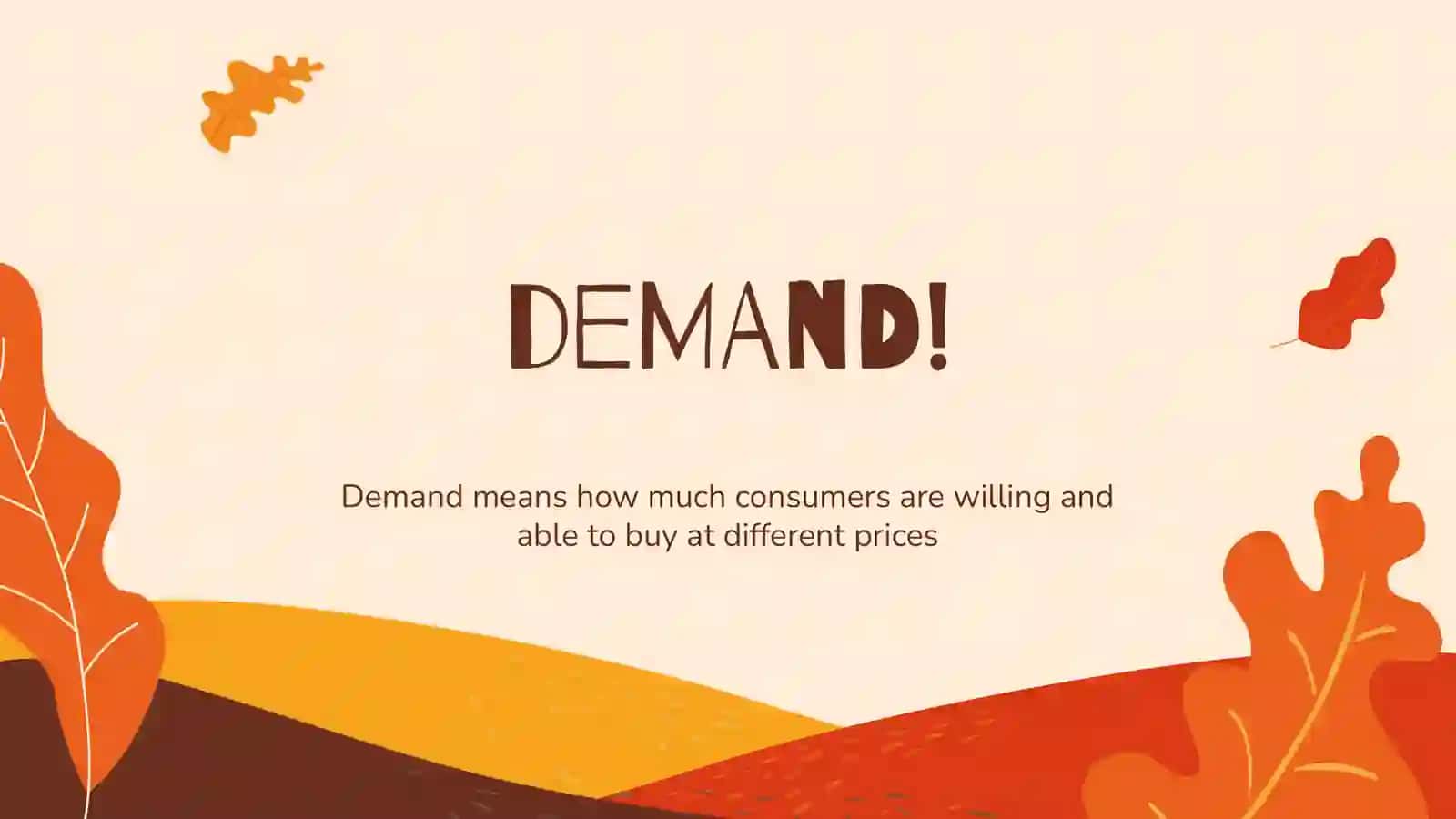Supply and Demand 4