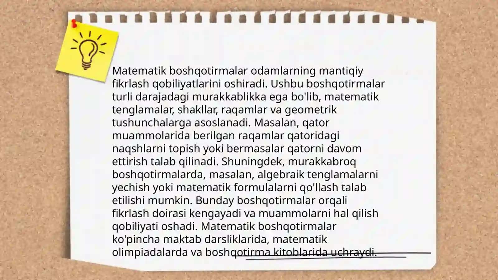 Mantiqiy oʻylar 4