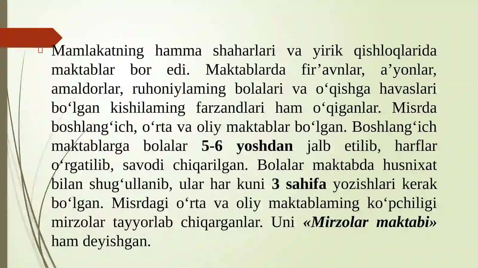 ENG QADIMGI DAVRLARDAN XIX ASRNING BIRINCHI YARMIGACHA JAHON PEDAGOGIKA FANINING RIVOJLANISH TARIXI. Y.A.KOMENSKIYNING PEDAGOGIK NAZARIYASI. 4
