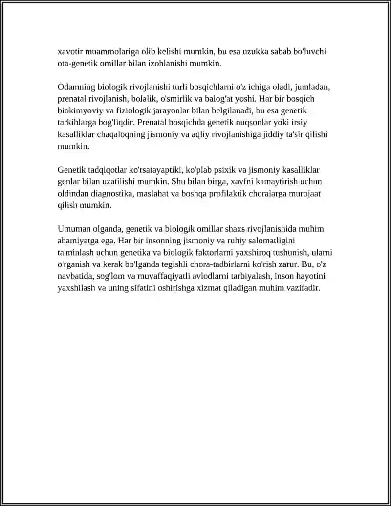 SHA'XSGA TASIR ETUVCHI OMILLAR 4