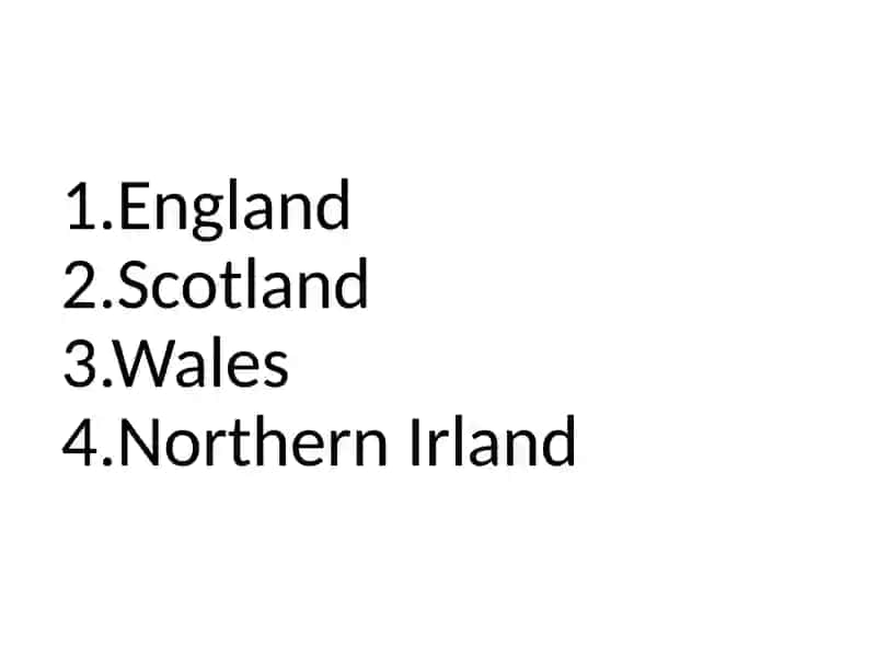 Geographical location of Great Britain 4