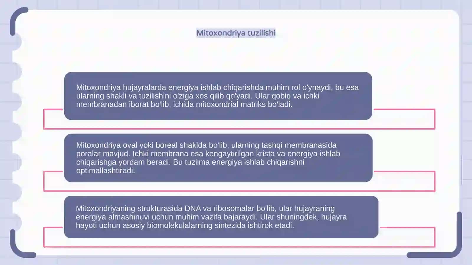 Mitoxondriya va uning tuzilishi 4