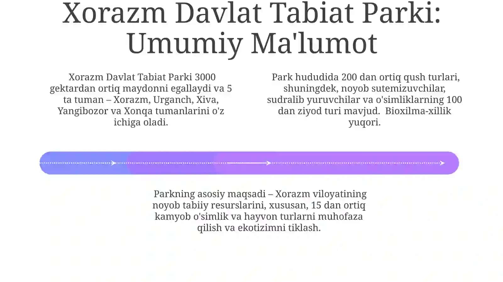 Xorazm Milliy Tabiat Bog'ining Bioxilma-xilligi 4