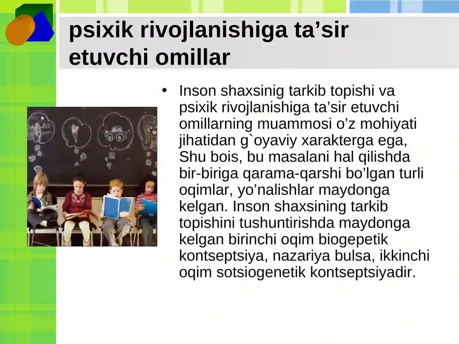 Psixik rivojlanish nazariyasi 4