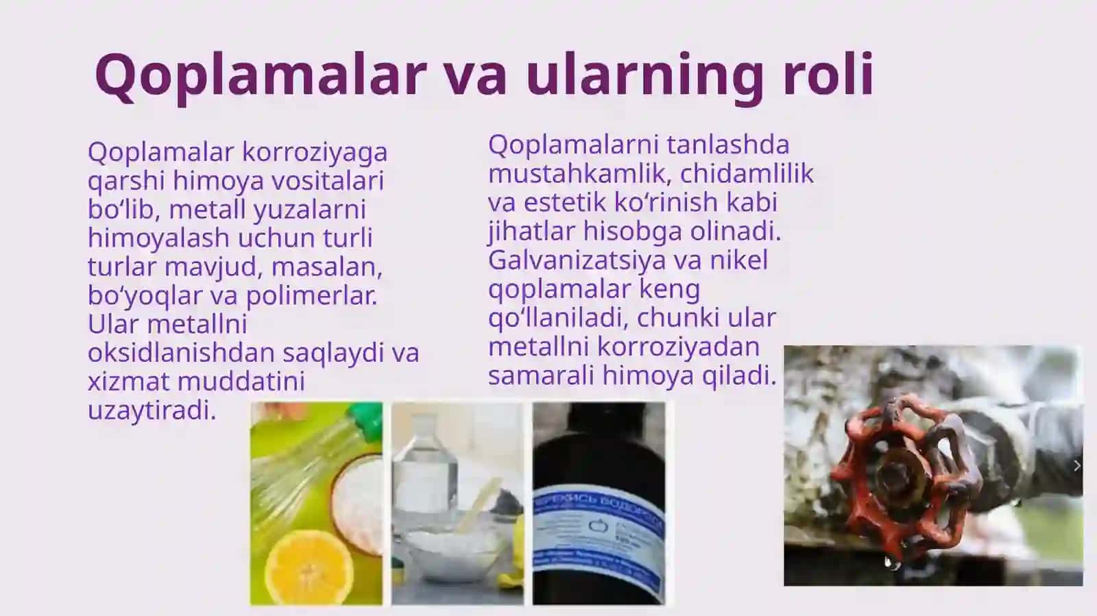 Uyda korroziyani kamaytirish yo‘llari 4