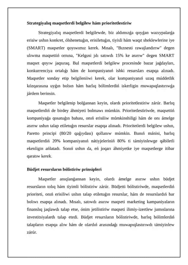 Дўстлик мақсадларди белгилаш 4