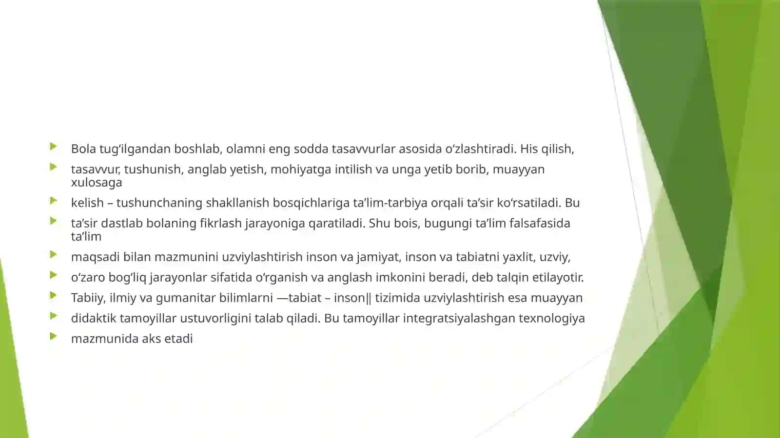 Ta’limjarayonida integratsion texnologiyalar 4